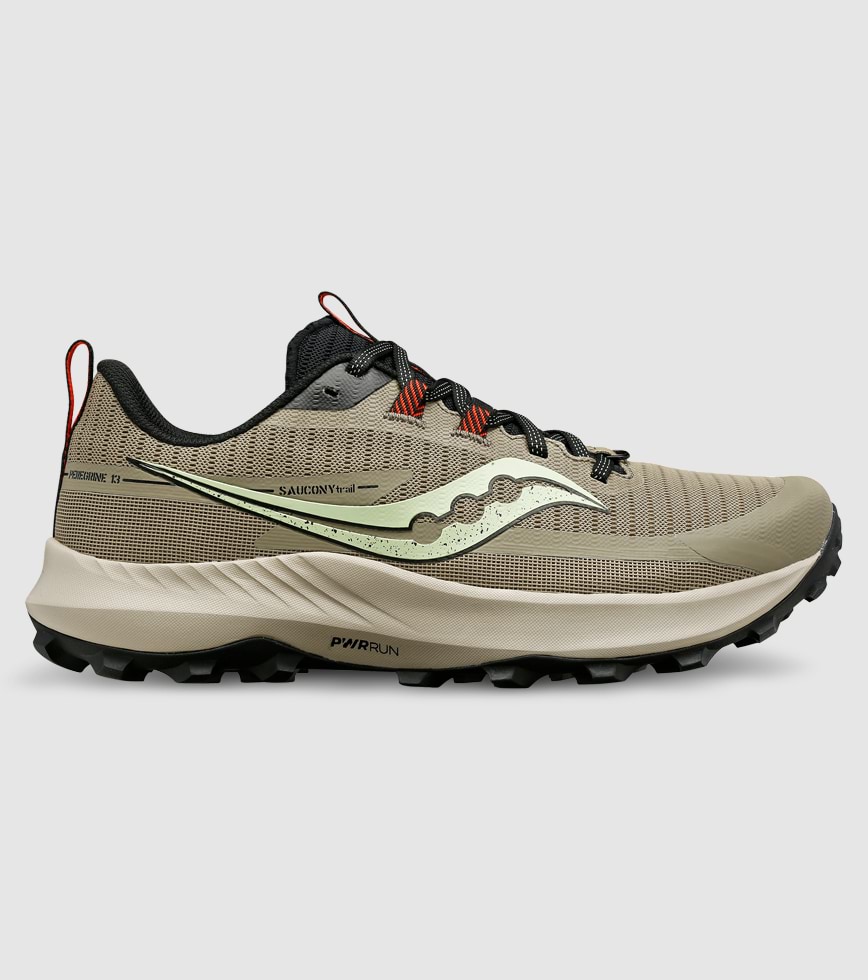 SAUCONY PEREGRINE 13 MENS COFFEE BLK The Athlete s Foot