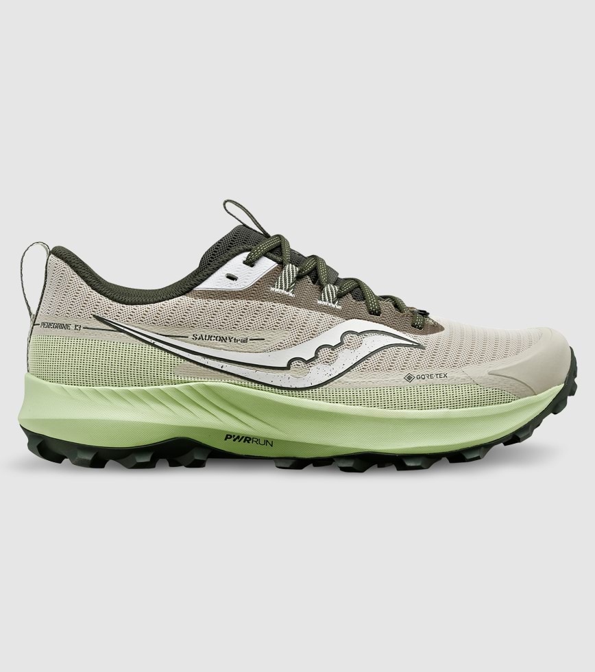 SAUCONY PEREGRINE 13 GORE TEX MENS DUST UMBRA The Athlete s Foot
