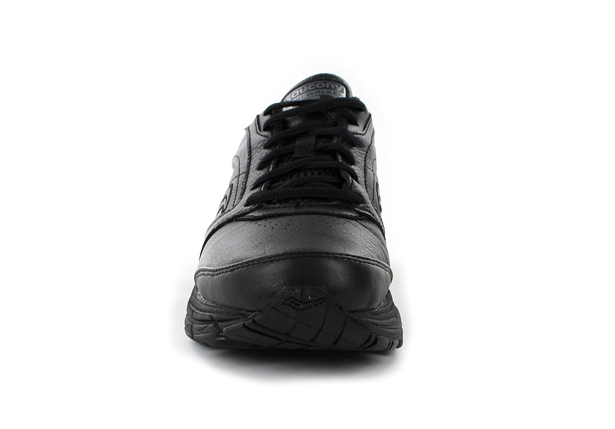 SAUCONY GRID OMNI WALKER MENS BLACK Black Mens Walking Shoes