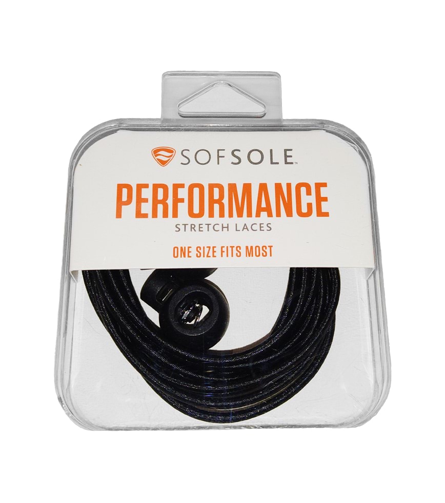 SOF SOLE U QUICK TIE LACE 38 BLACK The Athlete s Foot