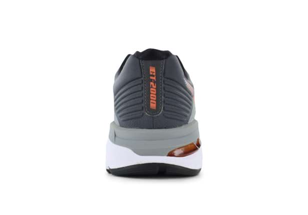 ASICS GT 2000 6 MENS GREY ORANGE Grey Mens Supportive Running Shoes