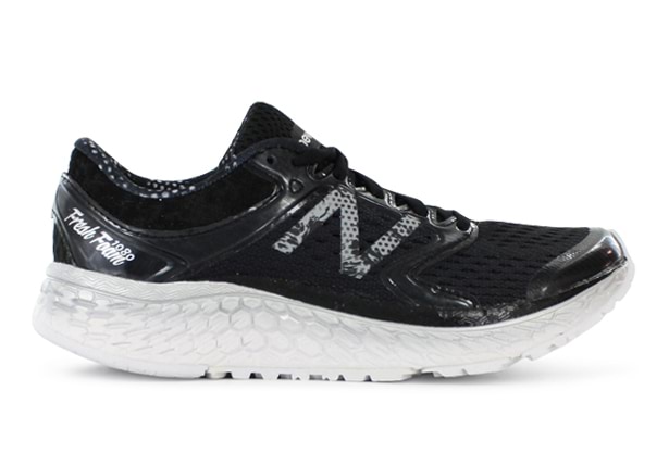 NEW BALANCE W1080 V7 WOMENS BLACK WHITE Black Womens Cushion Running Shoes
