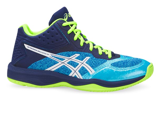 ASICS NETBURNER BALLISTIC FF MT WOMENS AQUARIUM WHITE The