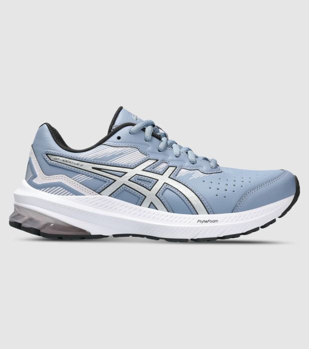 ASICS GT 1000 LE 2 D WIDE WOMENS LIGHT NAVY PURE SILVER The