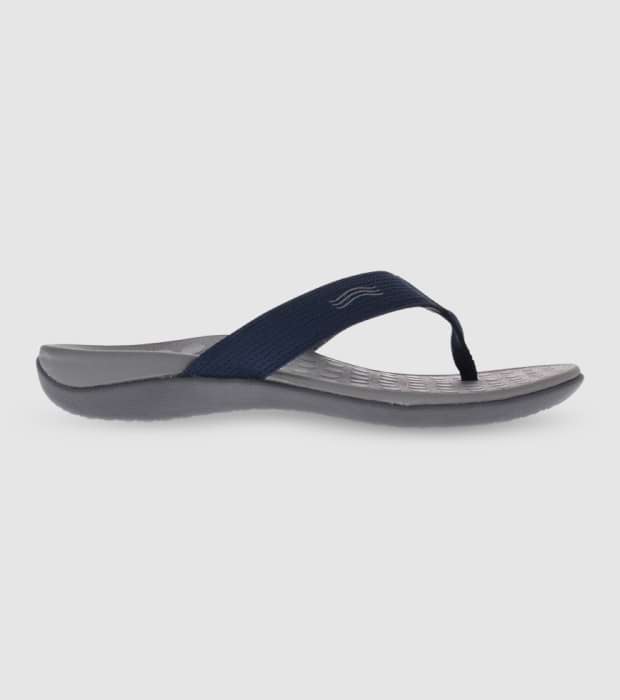 ORTHAHEEL WAVE II THONG NAVY The Athlete s Foot