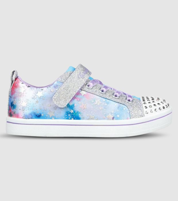 SKECHERS SPARKLE RAYZ GALAXY BRIGHTS PS KIDS BLUE MULTI The