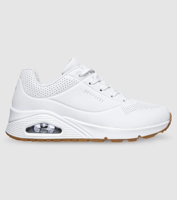 SKECHERS UNO STAND ON AIR WOMENS WHITE The Athlete s
