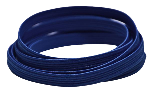 Navy blue clearance no tie laces