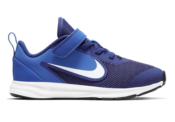 NIKE DOWNSHIFTER 9 PS KIDS DEEP ROYAL BLUE WHITE GAME ROYAL