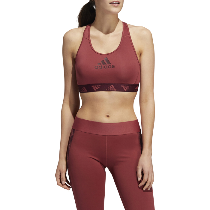 ADIDAS DONT REST ALPHASKIN BOS BRA WOMENS MAROON