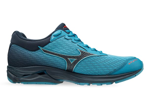 MIZUNO WAVE RIDER 22 GORE TEX MENS BLUEJAY FLAME SCARLET The