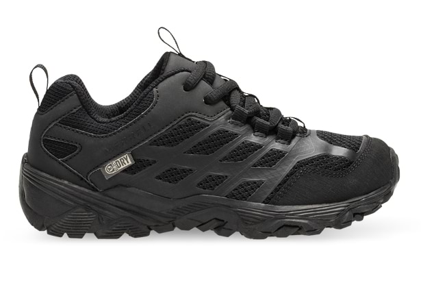 MERRELL MOAB FST LOW WATERPROOF GS KIDS BLACK BLACK