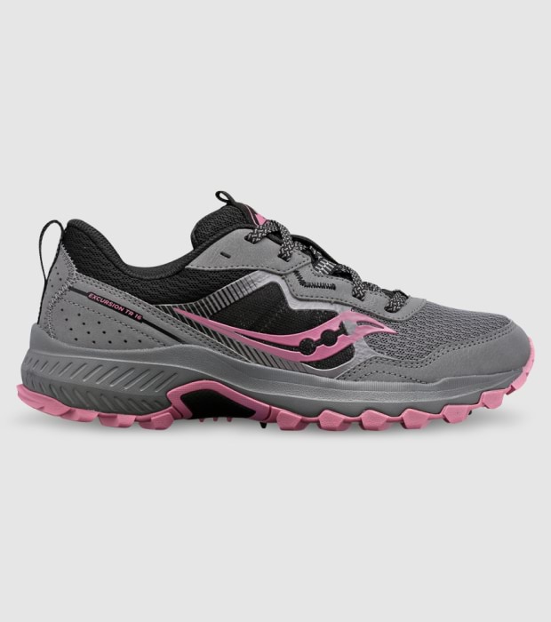 SAUCONY EXCURSION TR16 WOMENS CHARCOAL ROSE The Athlete s Foot