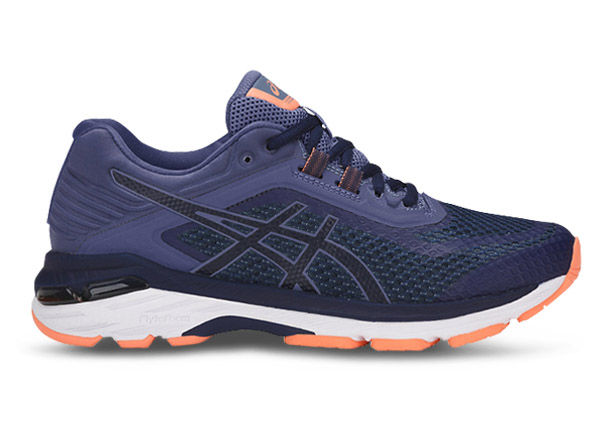 ASICS GT 2000 6 2E WOMENS INDIGO BLUE Blue Womens Supportive