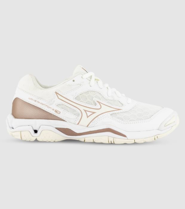 MIZUNO WAVE PHANTOM 3 NETBALL WOMENS WHITE ROSE SNOW WHITE The