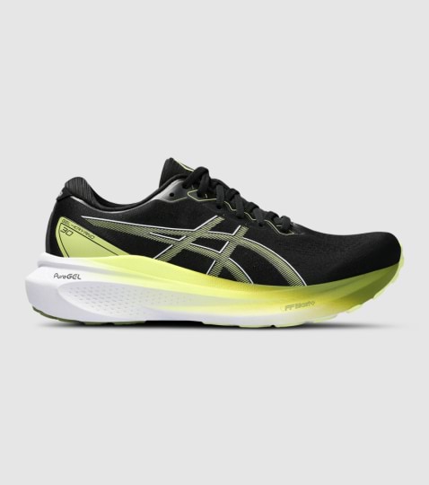 ASICS GEL KAYANO 30 MENS BLACK GLOW YELLOW The Athlete s Foot