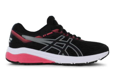 ASICS GT 1000 7 GS KIDS BLACK Black Grade School Senior Girls Running Shoes