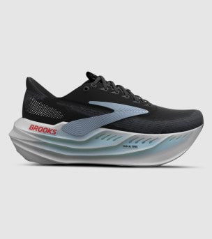 BROOKS GLYCERIN 21 2E WIDE MENS BLACK GREY WHITE The Athlete s Foot