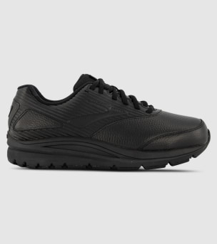 BROOKS ADDICTION WALKER 2 D WOMENS BLACK BLACK Black Womens Medical Health Support Walking Shoes