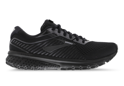 BROOKS GHOST 12 WOMENS BLACK GREY The Athlete s Foot