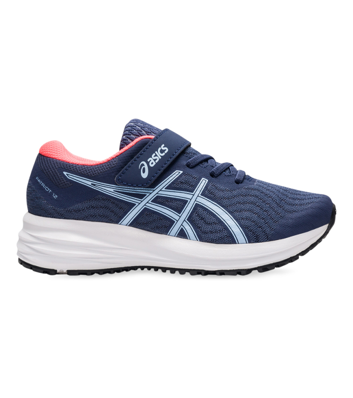 ASICS PATRIOT 12 (PS) KIDS THUNDER BLUE SOFT SKY