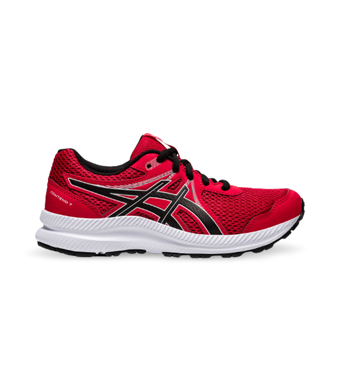 ASICS CONTEND 7 (GS) KIDS CLASSIC RED BLACK