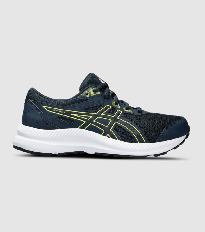ASICS CONTEND 8 (GS) KIDS FRENCH BLUE BLACK | The Athlete's Foot