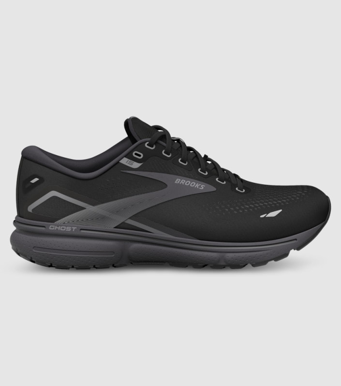 BROOKS GHOST 15 GORE-TEX MENS BLACK BLACKENED PEARL ALLOY | The Athlete ...