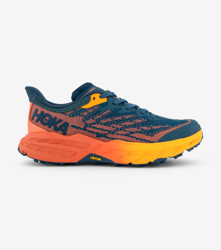 HOKA SPEEDGOAT 5 (D) WOMENS BLUE CORAL CAMELLIA | The Athlete's Foot