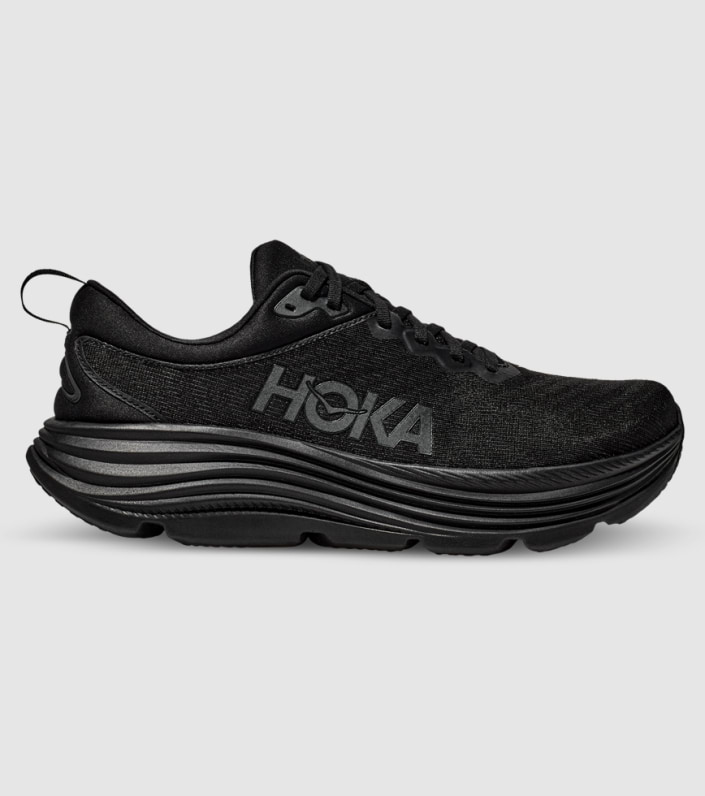 HOKA GAVIOTA 5 (2E WIDE) MENS BLACK BLACK | The Athlete's Foot
