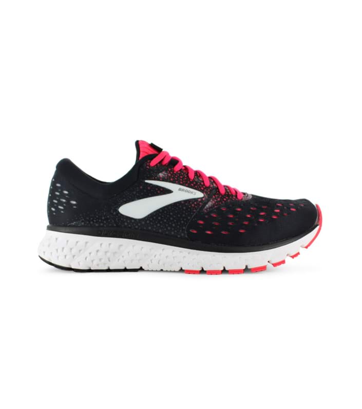 BROOKS GLYCERIN 16 WOMENS BLACK PINK GREY