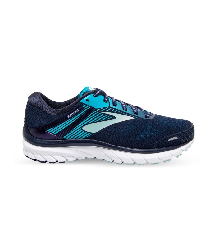 BROOKS DEFYANCE 11 WOMENS NAVY TEAL WHITE