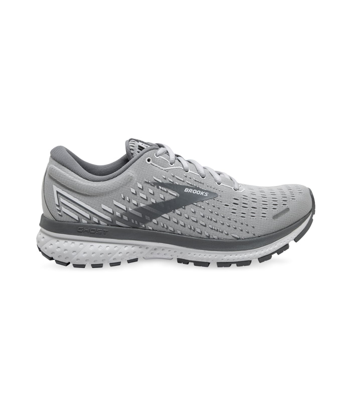BROOKS GHOST 13 WOMENS ALLOY OYSTER WHITE