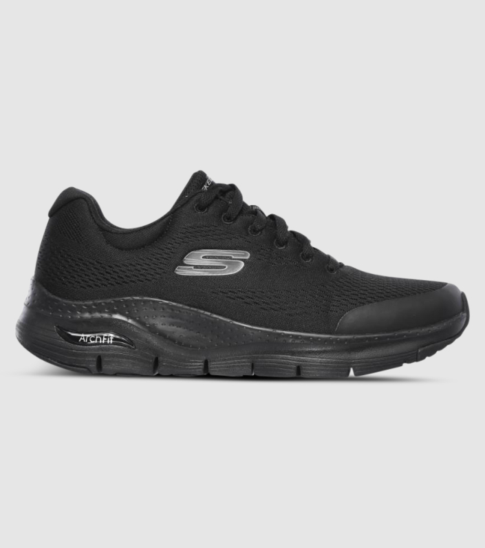 SKECHERS ARCH FIT MENS BLACK BLACK | The Athlete's Foot