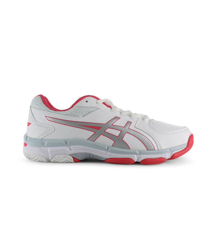 ASICS GEL-540TR LEATHER GS KIDS WHITE SILVER ROUGE RED