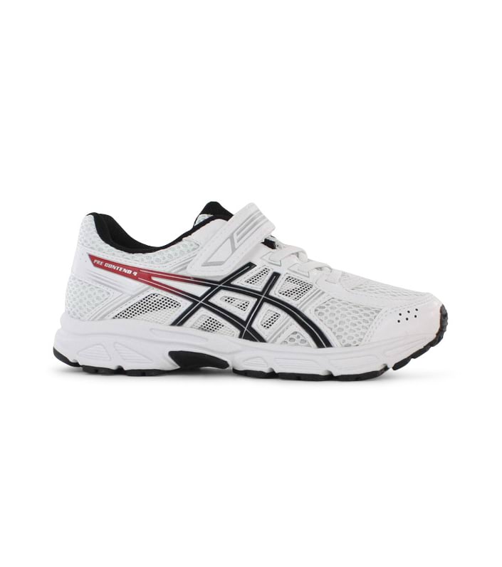 ASICS PRE CONTEND 4 PS KIDS WHITE ONYX CLASSIC RED