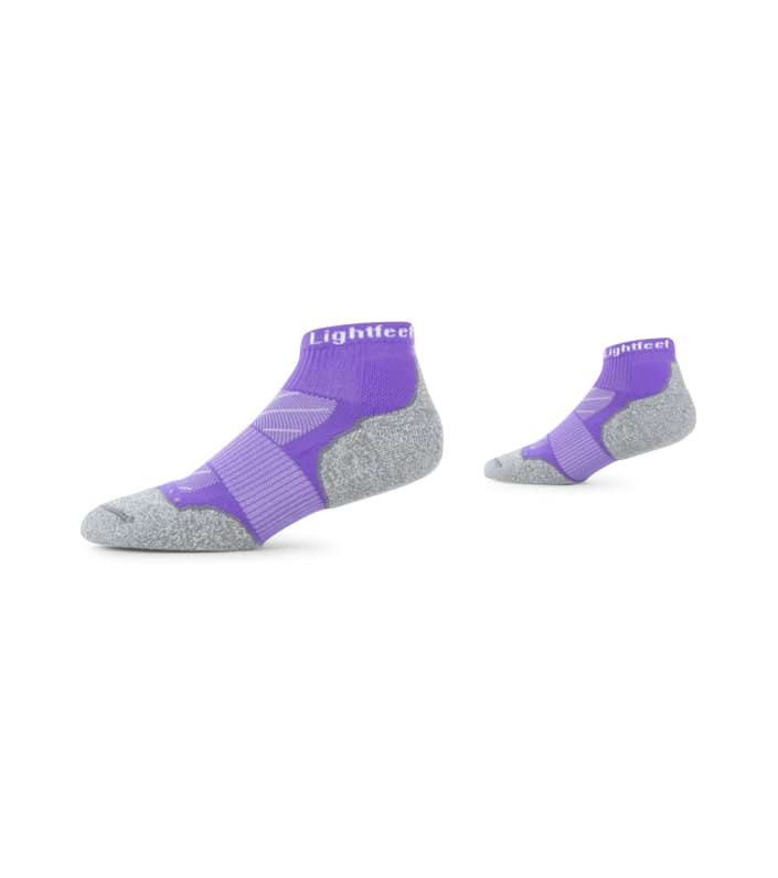 LIGHTFEET EVOLUTION MINI CREW SOCKS VIOLET | Purple Adult Socks