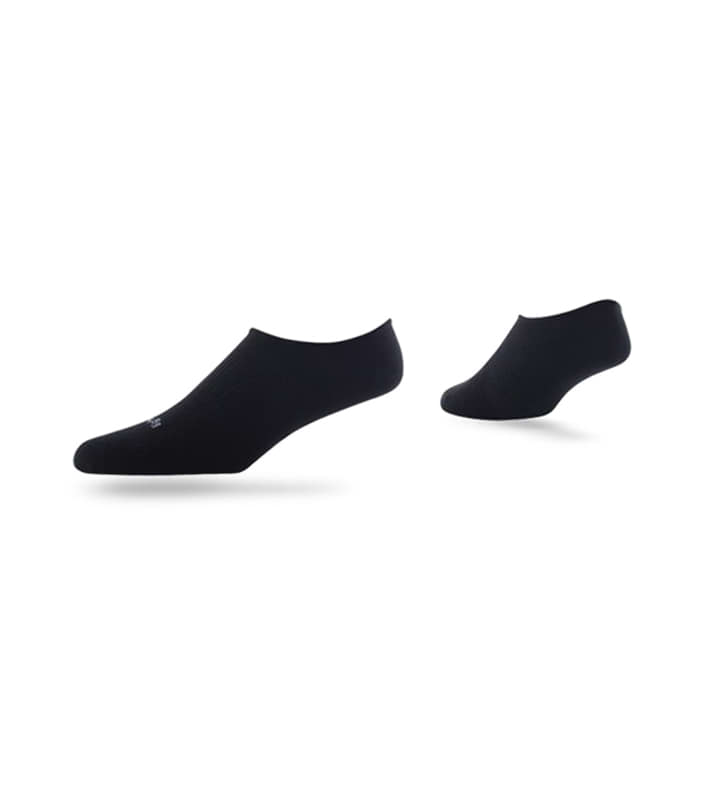LIGHTFEET INVISIBLE SOCKS BLACK | White Adult Socks