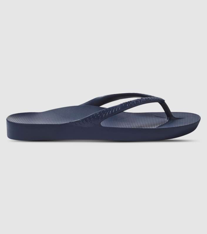 ARCHIES ARCH SUPPORT UNISEX THONG NAVY | The Athlete's Foot