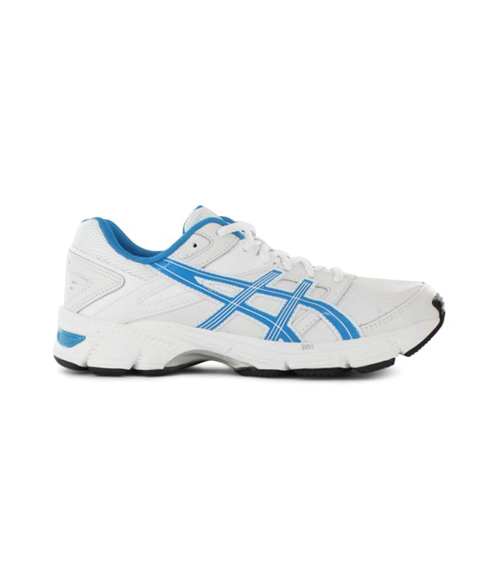 ASICS GEL-190TR LEATHER (D) WOMENS WHITE IMPERIAL BLUE