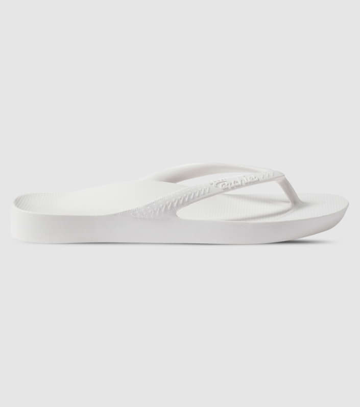 ARCHIES ARCH SUPPORT UNISEX THONG WHITE | The Athlete's Foot