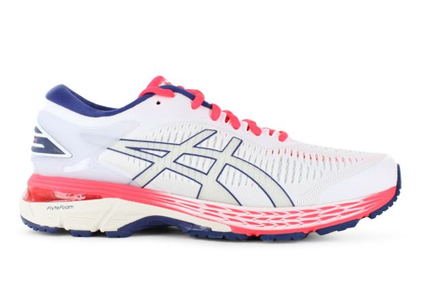 ASICS GEL-KAYANO 25 (D) WOMENS WHITE 