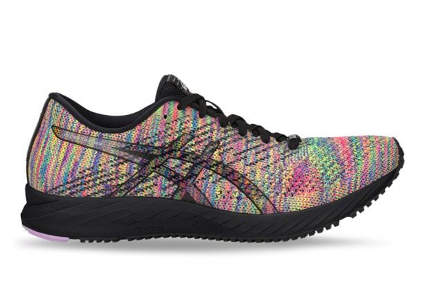 womens black asics trainers