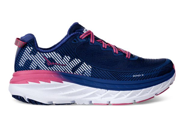 HOKA ONE ONE BONDI 5 WOMENS BLUE PRINT 