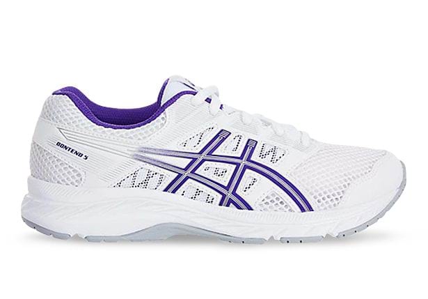 asics gel contend white
