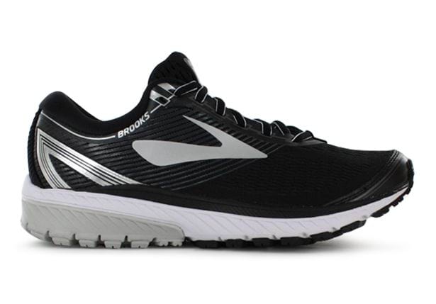 BROOKS GHOST 10 MENS BLACK SILVER EBONY 