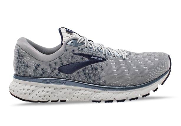 BROOKS GLYCERIN 17 (2E) MENS GREY NAVY 