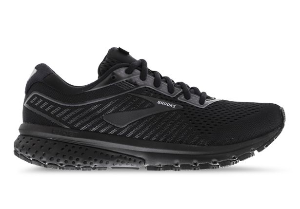 BROOKS GHOST 12 MENS BLACK GREY | The 