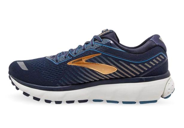 brooks ghost 12 navy deep water gold