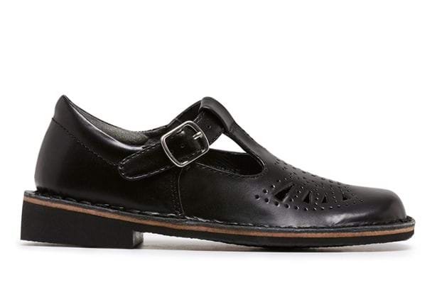 black leather school shoes australia